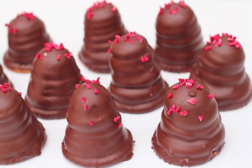 Flødeboller overtrukket med chokolade