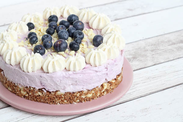 Blåbær cheesecake opskrift